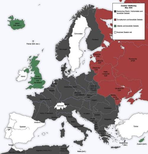 苏联vs纳粹德国战线演变